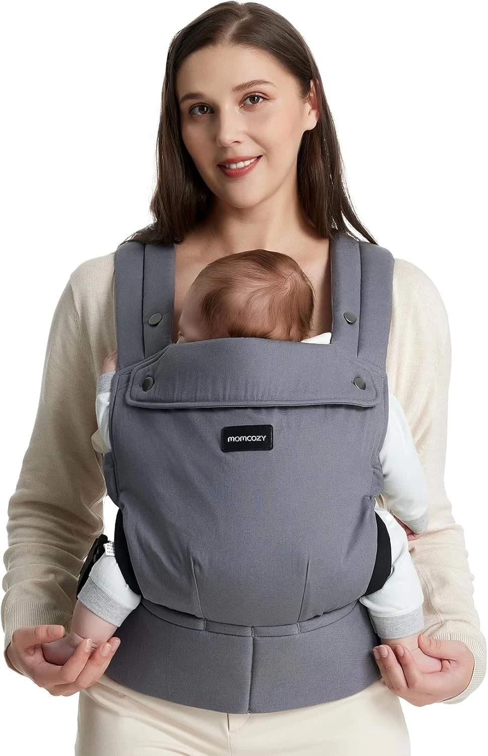 Momcozy Baby Carrier - Ergonomic, Cozy and Lightweight Carrier for 3-24 Months